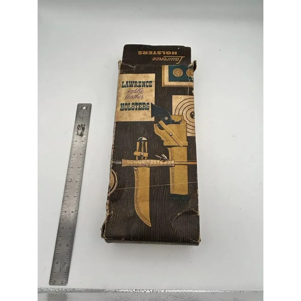 VINTAGE GEORGE LAWRENCE LEATHER HOLSTER  IC 522 ‎ RH Colt 38 6